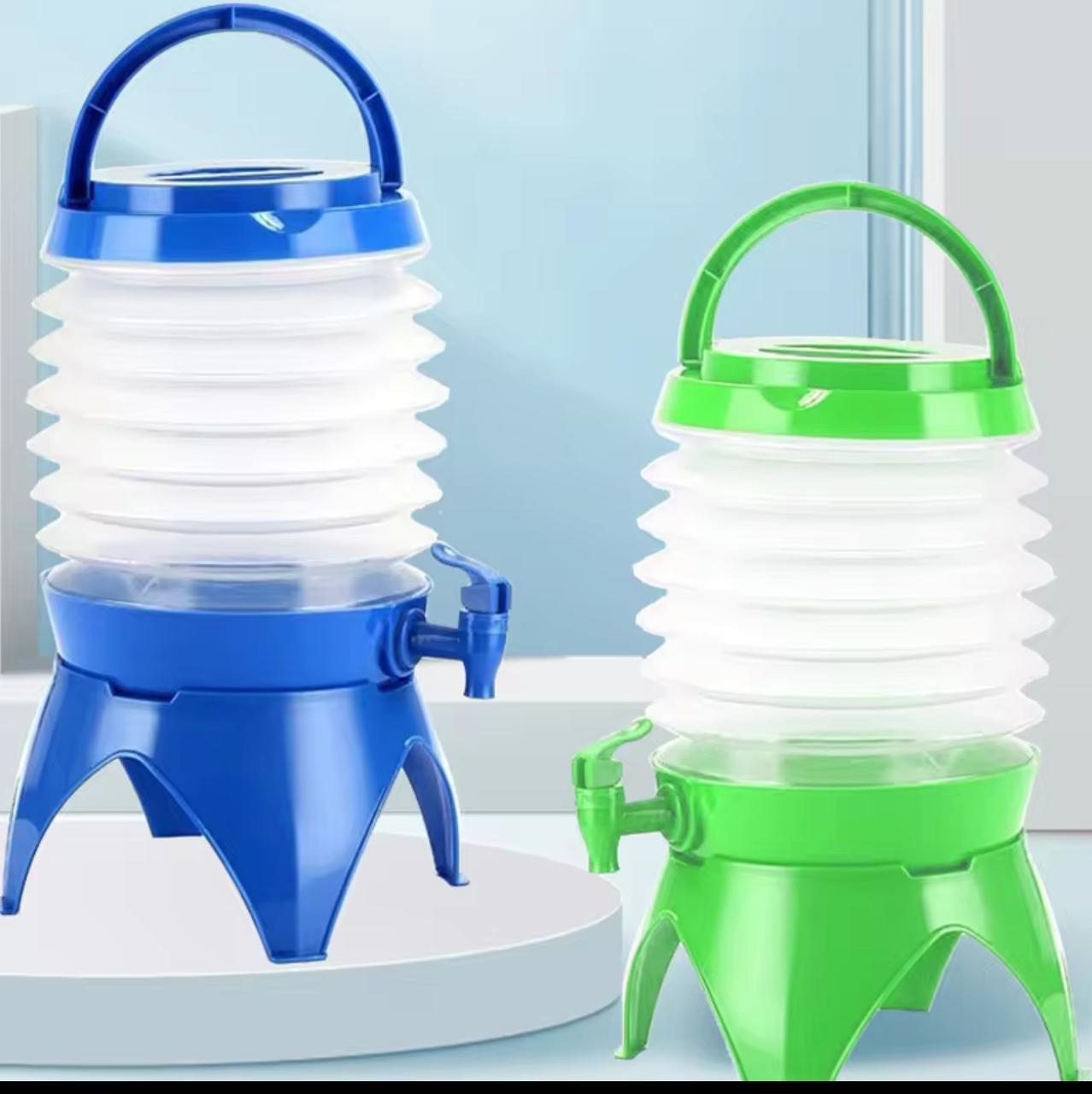 Outdoor Foldable Water Cooler, Folding Water Bucket, Multifunctional Water Dispenser, Collapsible Water Container Outdoor Foldable Water Cooler, Folding Water Bucket, Multifunctional Water Dispenser, Collapsible Water Container